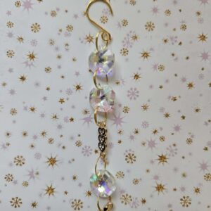 Small suncatcher approx 15 cms dragonfly and hearts black
