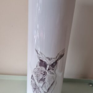 Owl Pointillism Tumbler