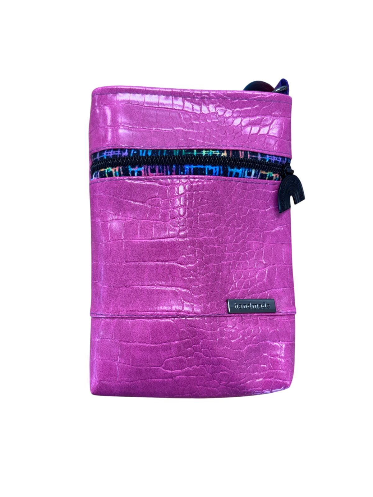 Pink crossbody phone bag