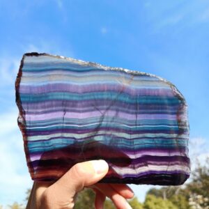 Rainbow Fluorite Slab